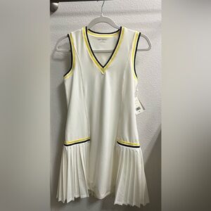 TORY BURCH PERFORMANCE  V-NECK TENNIS DRESS